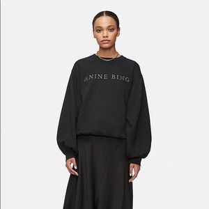 Esme Sweatshirt- Washed Black Anine Bing